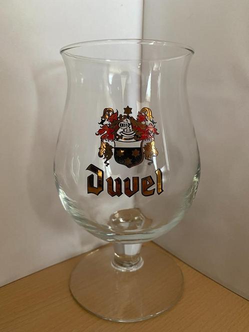Duvel wapenschild bierglas 33cl (Nederland) Goud, Verzamelen, Biermerken, Zo goed als nieuw, Glas of Glazen, Overige merken, Ophalen of Verzenden