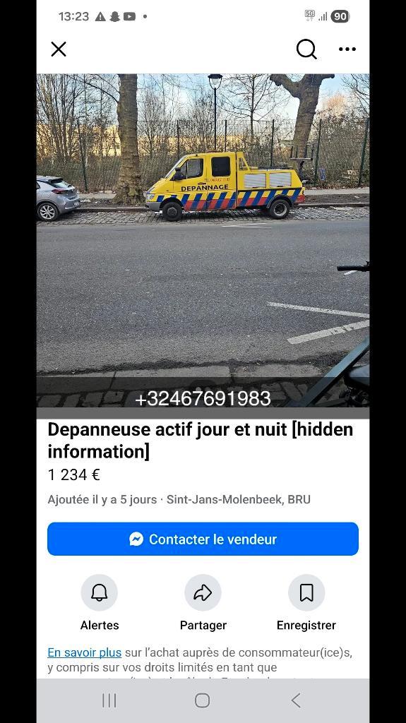 Depanneuse remorquage bruxelles alentour, Autos : Divers, Garages