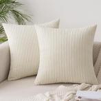 Taies d'oreiller décoratives en velours côtelé | Nouveau