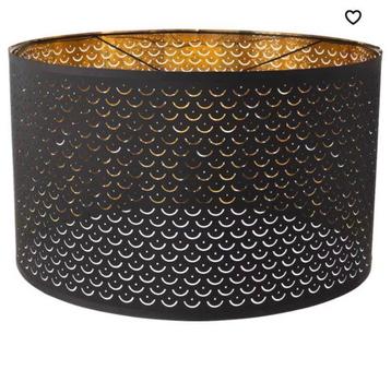 Lampenkap incl snoer en lamp IKEA NYMÖ 59 cm, Noir, 25 à 50 cm, Rond, Enlèvement