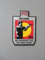sticker Belgische schietsport IPSC Belgium support DVC, Envoi, Comme neuf, Sport