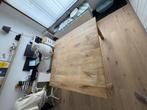 Vierkante tafel, Huis en Inrichting, Tafels | Eettafels, Ophalen, Gebruikt, Vierkant, Vijf personen of meer