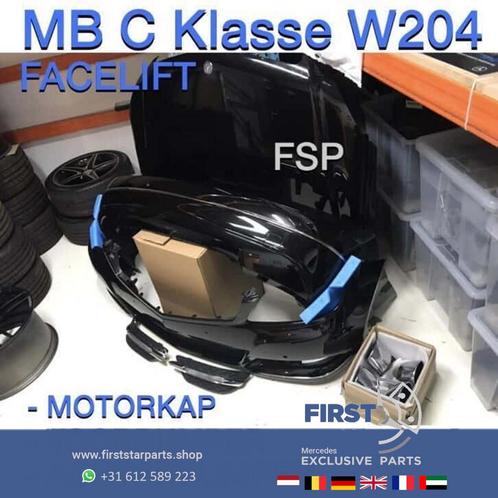 W204 C Klasse Facelift motorkap + voor / achter bumper zwart, Auto-onderdelen, Carrosserie, Motorkap, Mercedes-Benz, Gebruikt