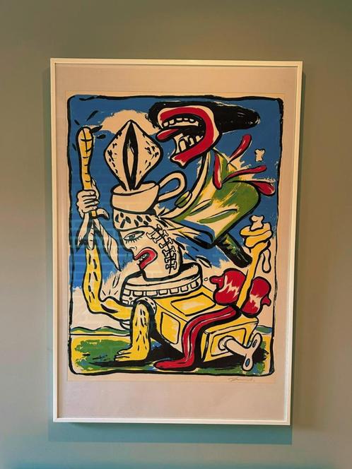 FRED BERVOETS – Gesigneerde zeefdruk, Antiek en Kunst, Kunst | Litho's en Zeefdrukken, Ophalen of Verzenden