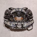 Gesp Buckle Harley Davidson 1992 USA baron H415, 8x7cm, Kleding | Heren, Riemen en Ceintuurs, Ophalen
