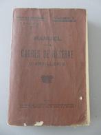 1933 Manuel pour les cadres de réserve d'artillerie, Livre ou Revue, Armée de terre, Enlèvement ou Envoi
