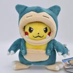 Pokemon pluche knuffel Pikachu met Snorlax pak (20cm), Ophalen of Verzenden, Nieuw