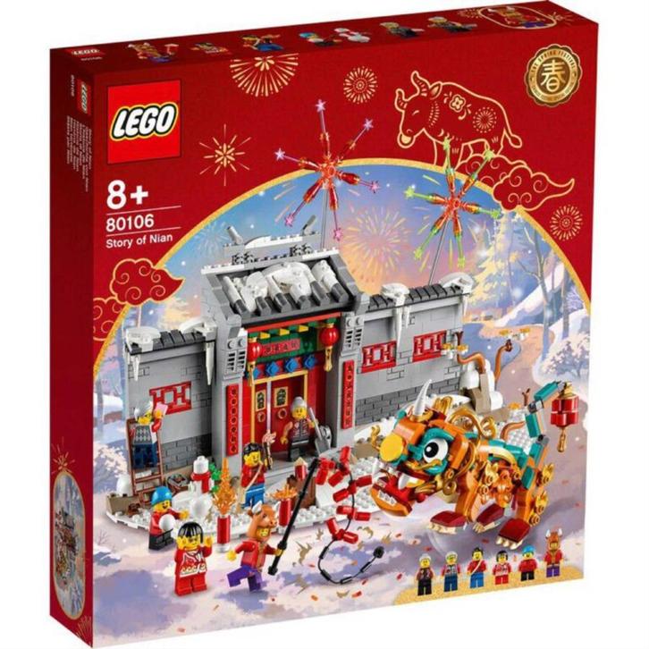 LEGO 80106 Chinees nieuwjaar Het verhaal van Nian, Kinderen en Baby's, Speelgoed | Duplo en Lego, Nieuw, Lego, Complete set, Ophalen of Verzenden