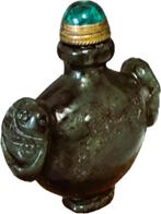 Snuff bottle - snuifflesjes in Jadeiet/jade., Verzamelen, Ophalen of Verzenden, Zo goed als nieuw