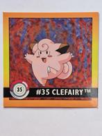 Pokemon stickers artbox 1999/ clefairy #35 1e editie, Nieuw, Meerdere kaarten, Verzenden