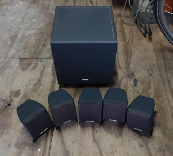 Cambridge soundworks surround system, Audio, Tv en Foto, Luidsprekerboxen, Gebruikt, Subwoofer, Ophalen