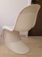 Chaise Verner PANTON blanche, Huis en Inrichting, Stoelen, Gebruikt, Wit, Ophalen