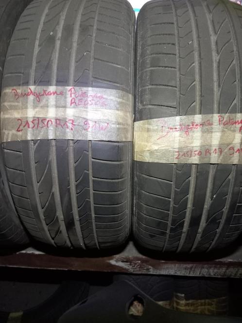 2 zomerbanden 215/50R17 91W, Auto-onderdelen, Banden en Velgen, Band(en), Zomerbanden, 17 inch, 215 mm, Personenwagen, Gebruikt