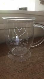 3 grote theeglazen van Rivièra Maison, Ophalen of Verzenden, Zo goed als nieuw, Glas