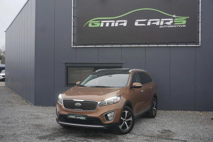 Kia Sorento 2.2 CRDi AWD 7pl Aut-Nav-Leder-Cam-Garantie, Auto's, Kia, Bedrijf, Te koop, Sorento, ABS, Achteruitrijcamera, Airbags