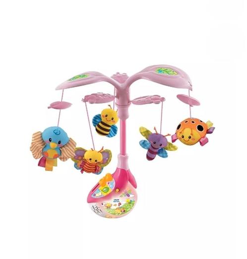 Deze roze Mobilo'Rêves van Vtech zal baby's nachten kalmeren, Kinderen en Baby's, Speelgoed | Babyspeelgoed, Zo goed als nieuw