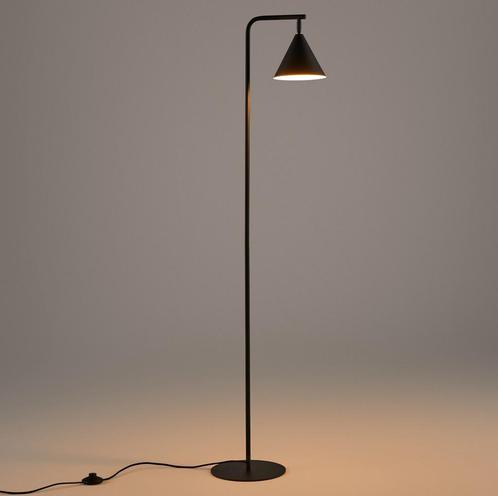 LA REDOUTE INT. Voetlamp in ijzermetaal, richtbaar…, Huis en Inrichting, Lampen | Vloerlampen, Nieuw, Ophalen
