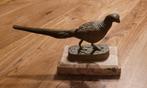 Oiseau bronze sur socle marbre, Antiek en Kunst, Antiek | Brons en Koper, Ophalen of Verzenden