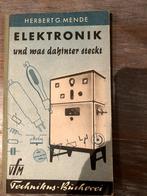 Elektrische en elektronische apparatuur, Mende, 1953, Boeken, Mende, Ophalen of Verzenden, Elektrotechniek, Zo goed als nieuw
