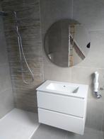 Ronde spiegel met achtergrondverlichting, Huis en Inrichting, Woonaccessoires | Spiegels, Ophalen, Rond, Nieuw, 75 tot 100 cm