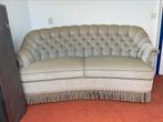 Salon Mohair zetel queen ann barok vintage franjes, Ophalen of Verzenden