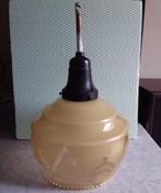 Vintage glazen lampenkap, Antiek en Kunst, Antiek | Verlichting, Ophalen