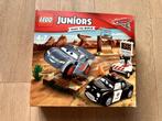 Lego Juniors Cars 10742 Willy's Butte snelheidstraining, Ophalen of Verzenden, Zo goed als nieuw, Complete set, Lego