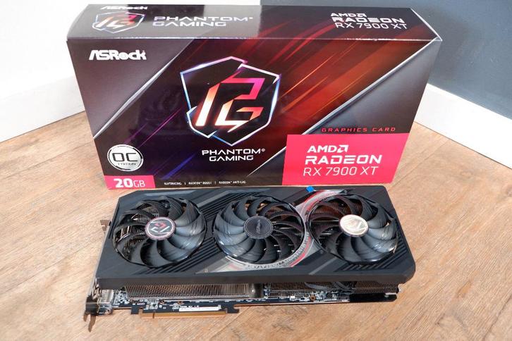 AMD RX 7900XT Asrock Phantom Gaming OC 20GB, Computers en Software, Videokaarten, Zo goed als nieuw, AMD, PCI-Express 4.0, GDDR6