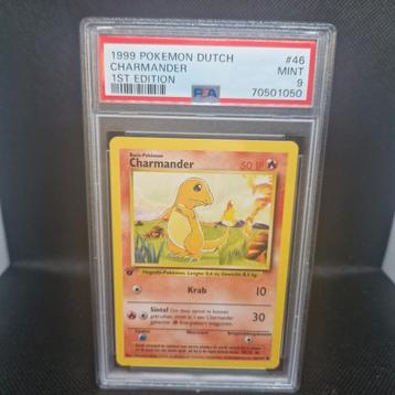 Charmander 1st Edition NL PSA 9 beschikbaar voor biedingen