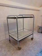 Vintage Trolley Drank Serveer Wagen Formica Chroom Sixties, Verzamelen, Retro, Ophalen, Huis en Inrichting