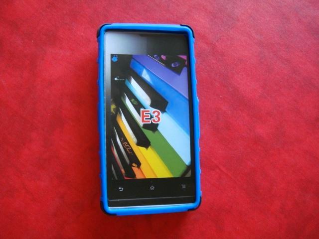 Coque plastique souple bleu Sony Xperia. Neuf., Telecommunicatie, Telefoonhouders, Nieuw, Verzenden