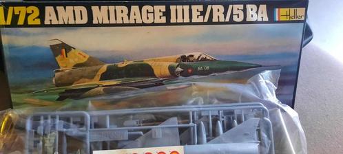 belgische Luchtmacht Mirage AMD III/E/R/5BA  1/72, Hobby en Vrije tijd, Modelbouw | Vliegtuigen en Helikopters, Zo goed als nieuw