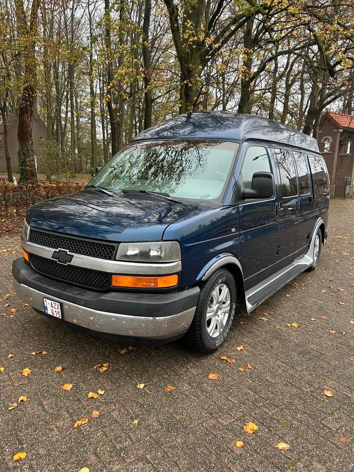 Chevrolet chevy van 2004 op camperkenteke, Autos, Chevrolet, Particulier, Chevy Van, ABS, Caméra de recul, Airbags, Air conditionné
