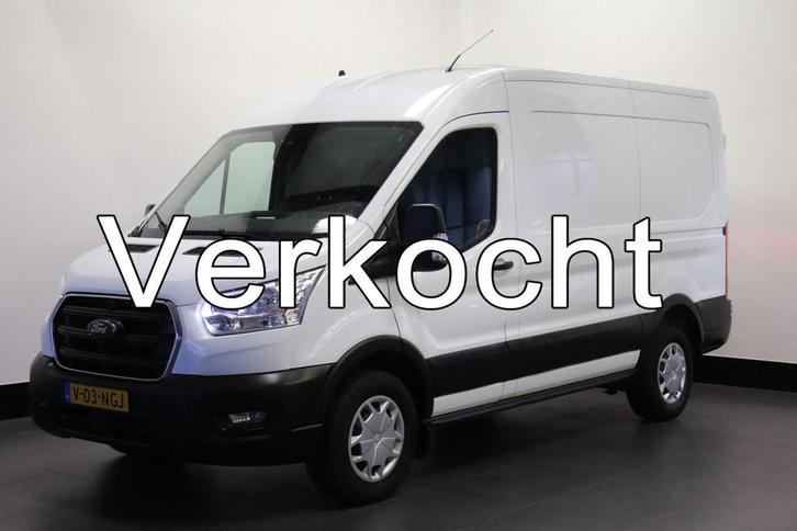 Ford Transit 2.0 TDCI 130PK L2H2 EURO 6 - Airco - Navi - Cru, Auto's, Bestelwagens en Lichte vracht, Bedrijf, ABS, Airconditioning