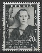 Belgie 1937 - Yvert/OBP 456 - Koningin Elisabeth (ST), Postzegels en Munten, Verzenden, Gestempeld, Koninklijk huis