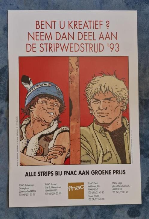 Jeremiah poster + ex libris + kaart + sticker -, Verzamelen, Stripfiguren, Ophalen of Verzenden
