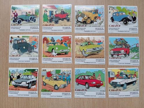 Kuifje-stickers - Citroën 1985, Verzamelen, Stickers, Zo goed als nieuw, Strip of Tekenfilm, Ophalen of Verzenden