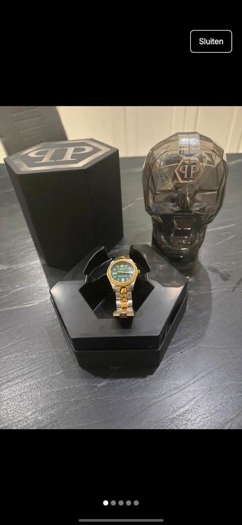 phillip plein horloge, Handtassen en Accessoires, Horloges | Heren, Ophalen of Verzenden