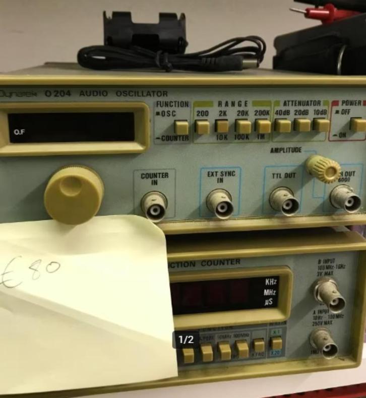 Dynatek audio oscillator, Hobby en Vrije tijd, Elektronica-componenten, Gebruikt, Ophalen