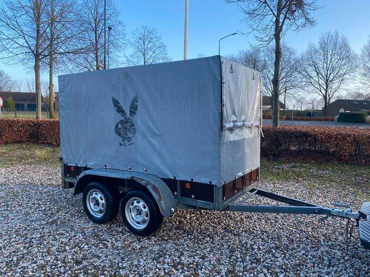 Aanhangwagen/ remork ->750kg keuring vrij!, Autos : Divers, Remorques, Utilisé, Enlèvement