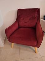 Fauteuil rouge, Maison & Meubles, Comme neuf, Enlèvement