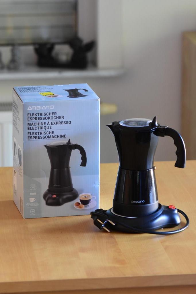 AMBIANO Expressomachine, Elektronische apparatuur, Koffiezetapparaten, Zo goed als nieuw, Gemalen koffie, Espresso apparaat, 4 tot 10 kopjes