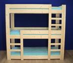 houten Stapelbed 3 BEDDEN HOOG in 16 matrasmaten mogelijk, Verzenden, Nieuw, Stapelbed