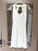 Kort trouwkleed/ feestkleed maat S, Ophalen, Trouwjurk, LINEA Raffaelli, Wit