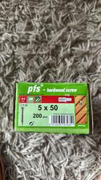 Pfs+screw hardhoutschroeven T25 50x5 mm inox 200 stuks, Doe-het-zelf en Bouw, Ophalen, Nieuw