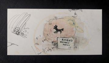 Panamarenko - "Raven's variable matrix"  Exibition art card  beschikbaar voor biedingen