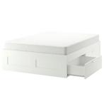 IKEA bed zwart, Huis en Inrichting, Slaapkamer | Bedden, Ophalen