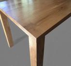 Tafel massief eikenhout sloophout betonlook bamboe op maat., Huis en Inrichting, Verzenden, Nieuw, Rechthoekig, Teakhout