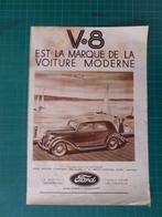Ford V8 - publicité papier - 1936, Autres types, Utilisé, Enlèvement ou Envoi