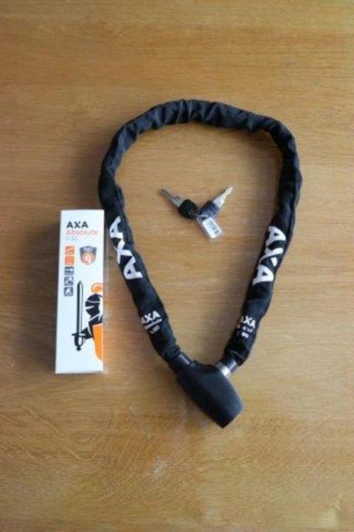 Axa Absolute 5-90 €.20,00 De AXA Absolute 5-90 is een kettin, Vélos & Vélomoteurs, Accessoires vélo | Cadenas de vélo, Neuf, Chaîne antivol